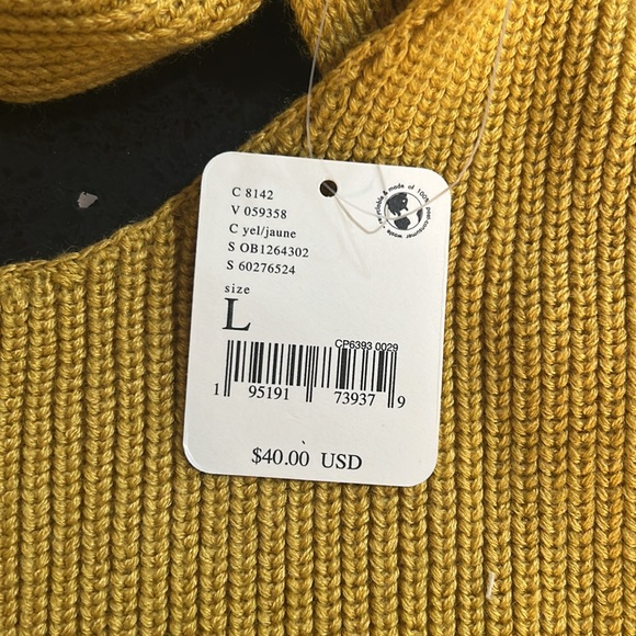 NWT Free people tie up sweater top - Picture 8 of 8